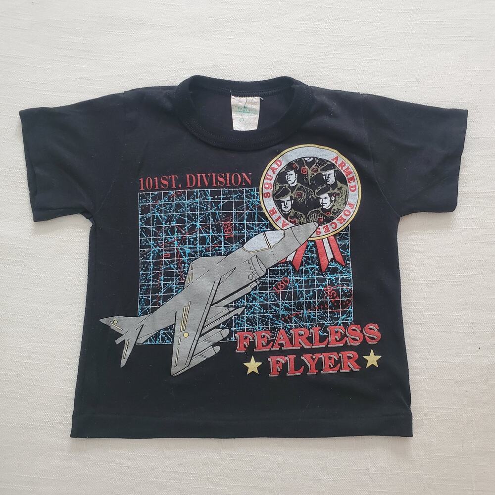 Vintage Armed Forces Air Squad PJ Top 2t